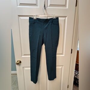 Talbots Dark Green Slim Fit Pants size 12p